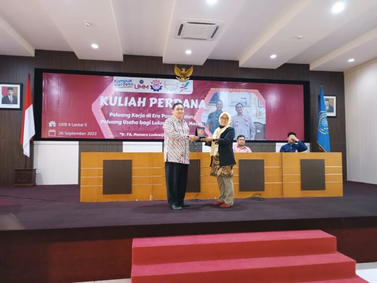 Kuliah Perdana dengan Tema Peluang Kerja dan Usaha di Era Post Pandemi Sukses Digelar