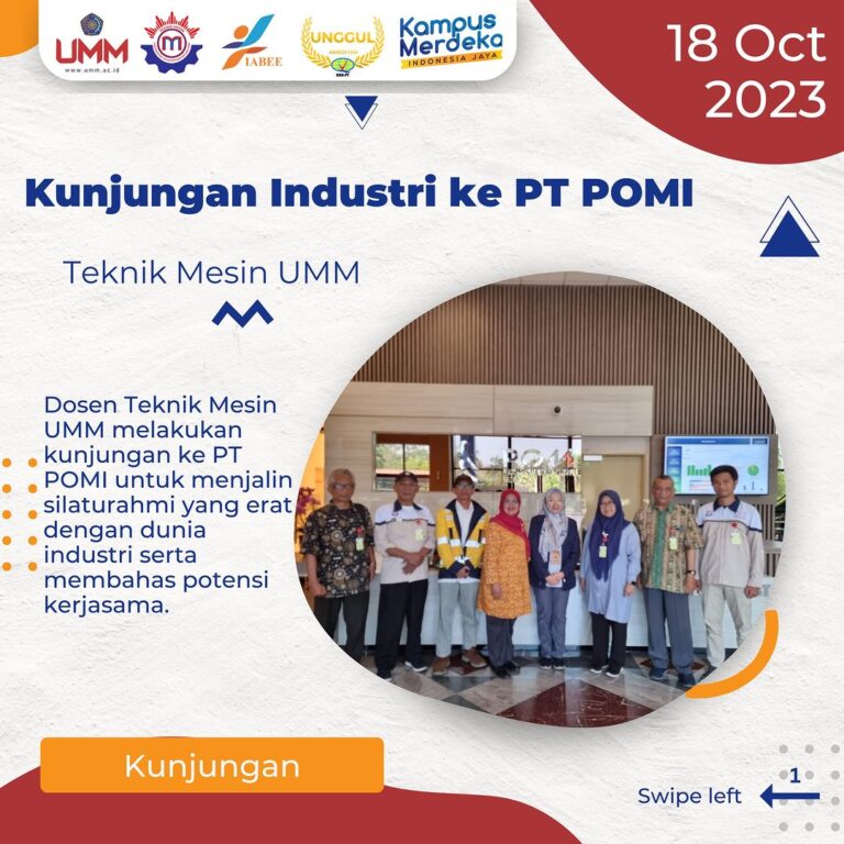 Kunjungan Industri ke PT POMI Paiton: Potensi Kerjasama Bidang Konversi Energi