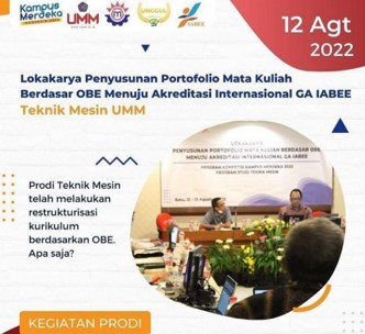 Lokakarya Penyusunan Portofolio Mata Kuliah untuk Akreditasi Internasional GA-IABEE