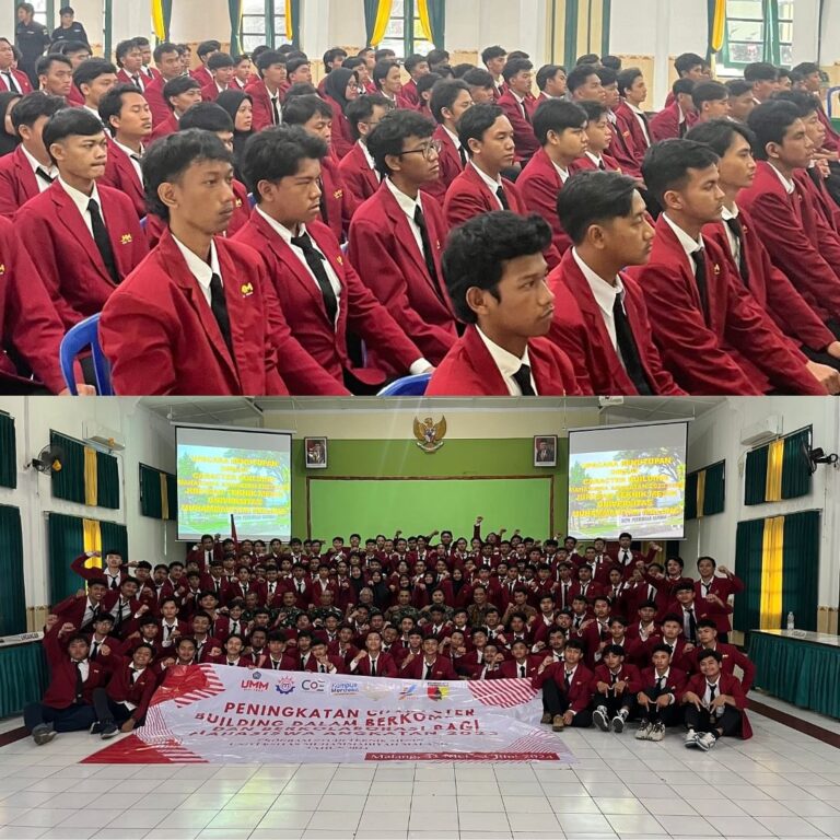 Mahasiswa Teknik Mesin UMM Angkatan 2023 Antusias Ikuti Diklat Character Building 2024