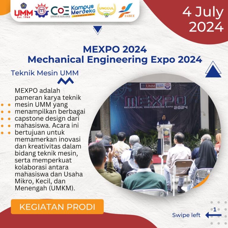 Mechanical Engineering Expo, MEXPO 2024 Sukses Digelar!