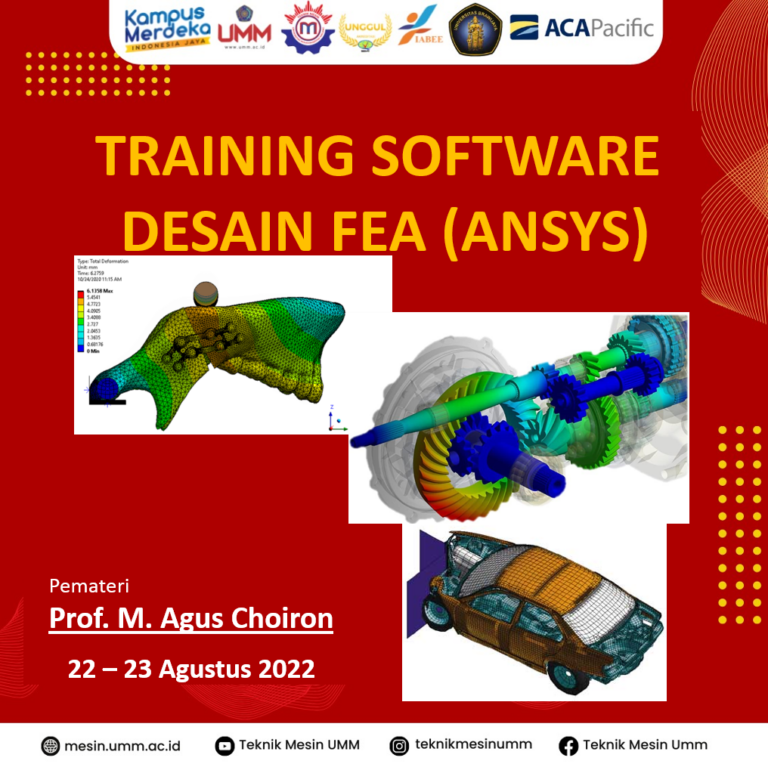 Pelatihan Software Simulasi Design FEA Menggunakan ANSYS