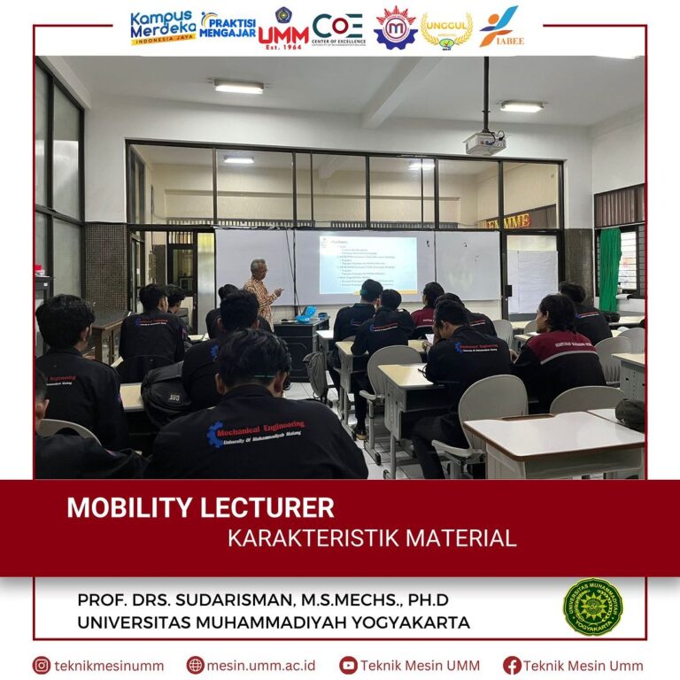 Pembelajaran Mendalam Karakteristik Material Komposit di Center of Excellence Welding Inspector Teknik Mesin UMM