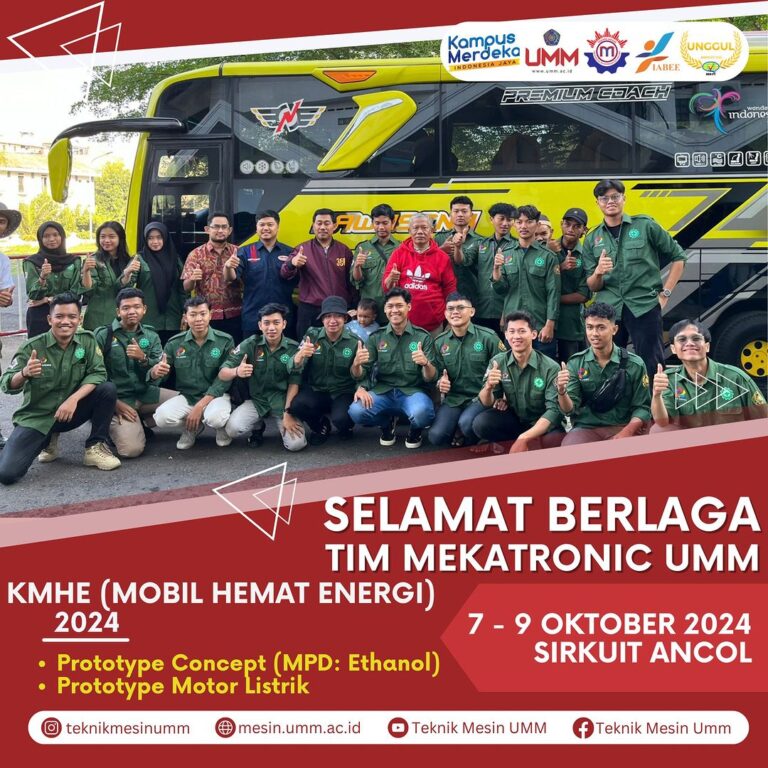 Selamat Berlaga untuk Dua Tim Mekatronic UMM di KMHE 2024