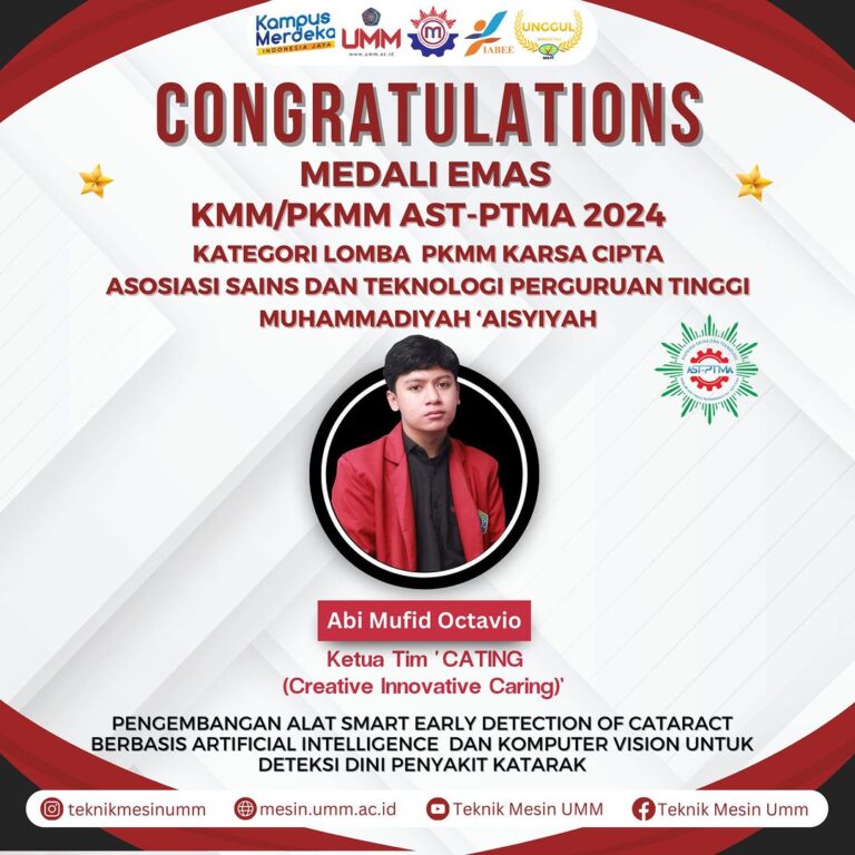 Selamat atas Pencapaian Luar Biasa Tim CATING di KMM/PKMM AST-PTMA 2024