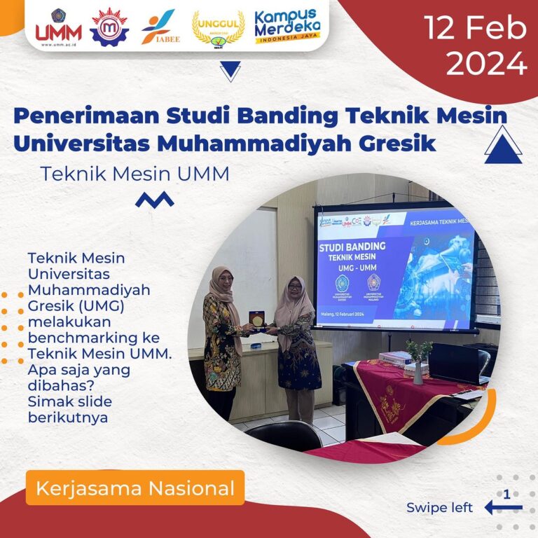 Studi Banding Teknik Mesin Universitas Muhammadiyah Gresik tentang Kurikulum OBE